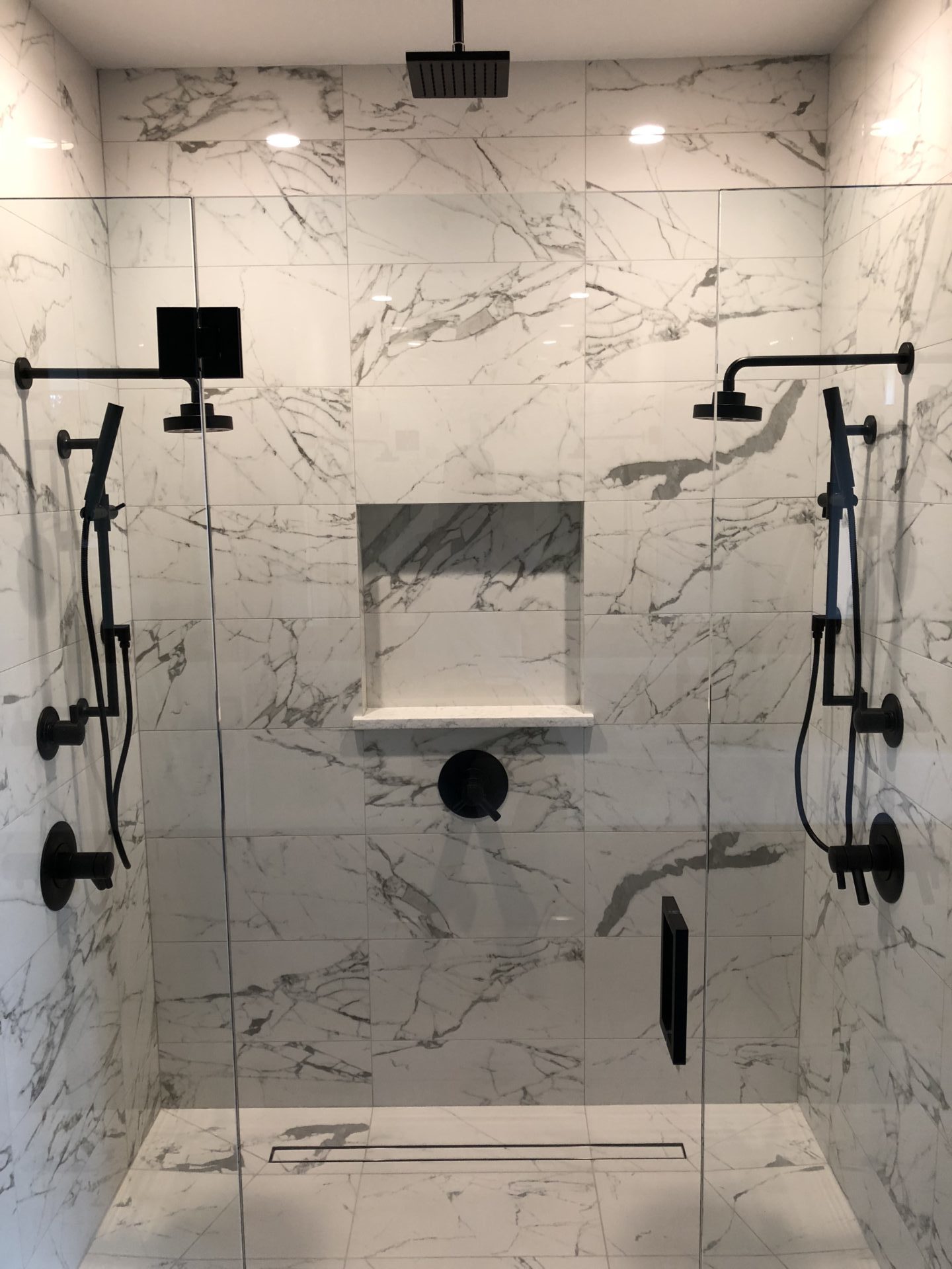 Modern double vanity bathroom